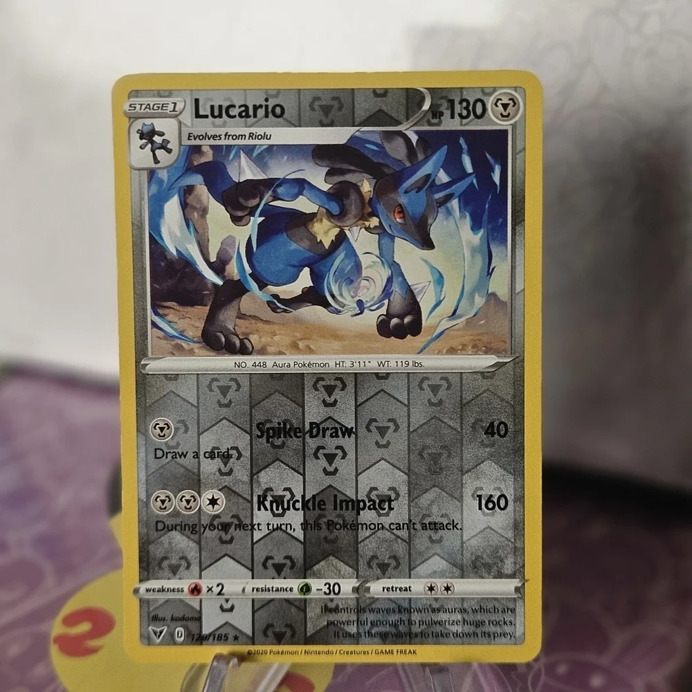 Lucario 120/185 Pokémon T G Reverse Holo